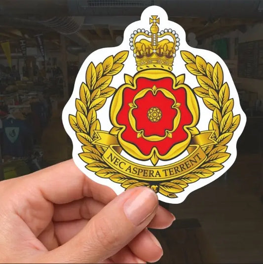 Duke of Lancaster's Regiment Waterproof Vinyl Stickers - Official MoD Reseller redplume