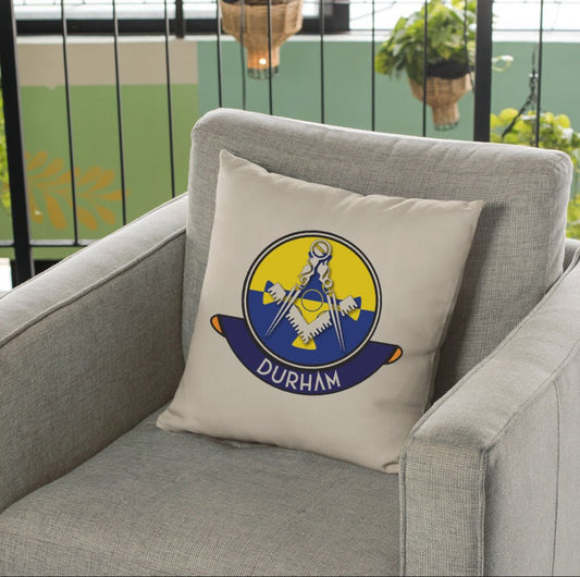 Durham Freemasons Cushion Cover - Perfect Christmas Gift redplume