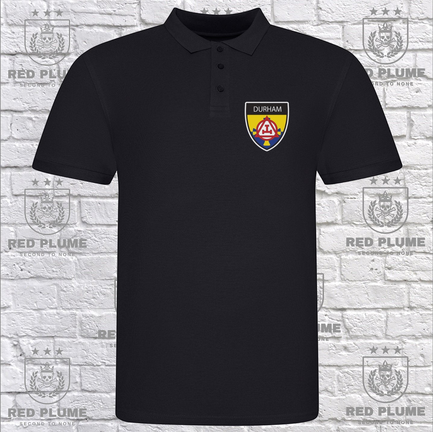 Durham Holy Royal Arch Premium Polo Shirt redplume