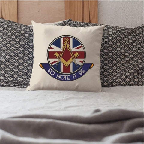 Freemasons Cushion Cover - Perfect Christmas Gift - Red Plume