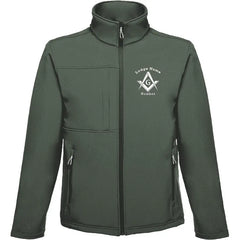 Freemasons Personalised Soft Shell Jacket redplume