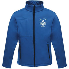 Freemasons Personalised Soft Shell Jacket redplume