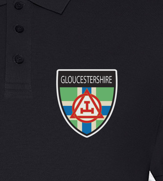 Gloucestershire Holy Royal Arch Premium Polo Shirt redplume