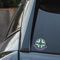 Gloucestershire Masonic Car Sticker | UV Laminated redplume