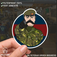 Grenadier Guards - 6 Best-Selling Waterproof Stickers bundle redplume