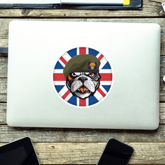 Grenadier Guards British Bulldog Decal - 10cm Vinyl Sticker redplume