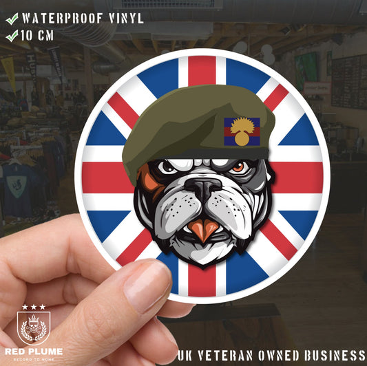 Grenadier Guards British Bulldog Decal - 10cm Vinyl Sticker redplume