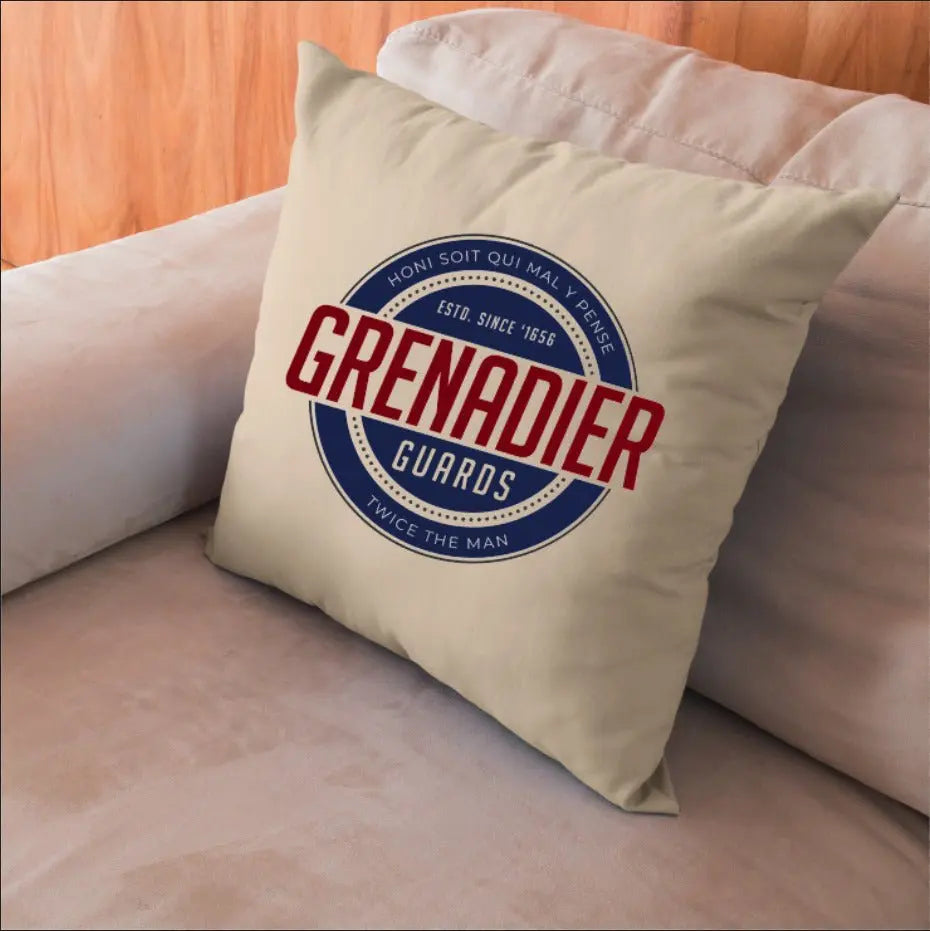 Grenadier Guards Retro Cushion Cover - Ideal Stocking Filler redplume
