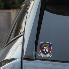 Grenadier Guards TRF British Bulldog Vinyl Sticker - 10cm redplume