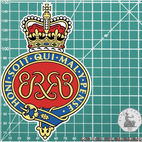 Grenadier Guards Waterproof Vinyl Stickers - Official MoD Reseller redplume