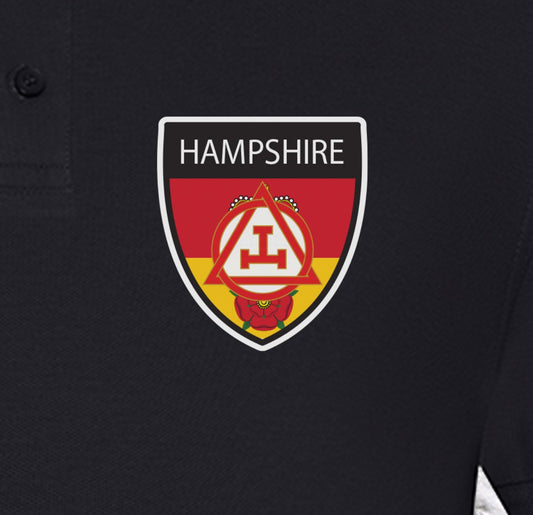 Hampshire Holy Royal Arch Premium Polo Shirt redplume