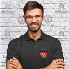 Hampshire Holy Royal Arch Premium Polo Shirt redplume