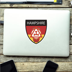 Hampshire Masonic Holy Royal Arch Shield Sticker redplume