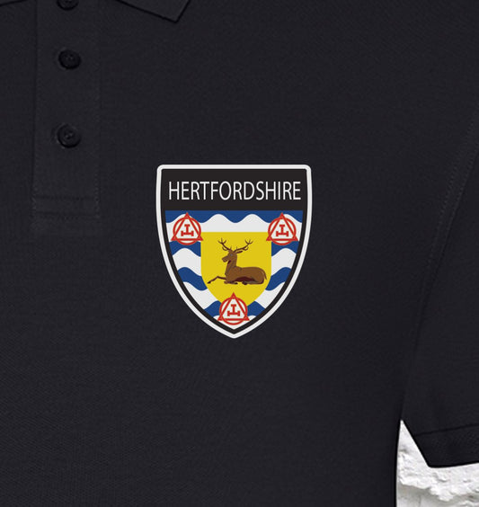 Hertfordshire Holy Royal Arch Premium Polo Shirt redplume