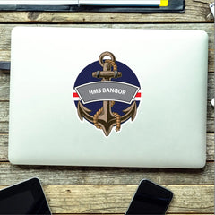 HMS Bangor Royal Navy Waterproof Vinyl Sticker redplume