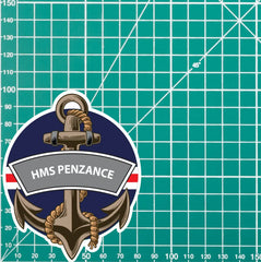 HMS Penzance Royal Navy Waterproof Vinyl Sticker redplume