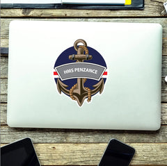 HMS Penzance Royal Navy Waterproof Vinyl Sticker redplume