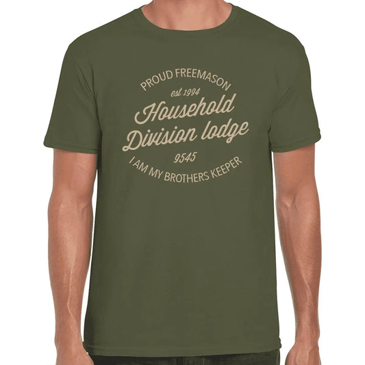 Household Division Lodge 9545 Vintage T Shirt redplume