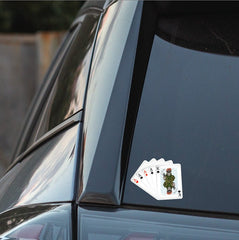 King's Royal Hussars KRH King & Aces Waterproof Vinyl Sticker/Decal 10cm redplume