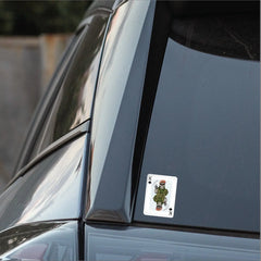 King's Royal Hussars KRH King of Spades Waterproof Vinyl Sticker/Decal 10cm redplume