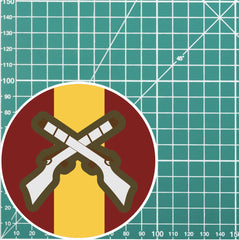 King's Royal Hussars Skill At Arms Qualification Sticker redplume