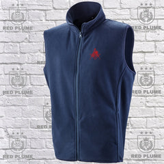 Knights Templar Micro Fleece Gilet redplume