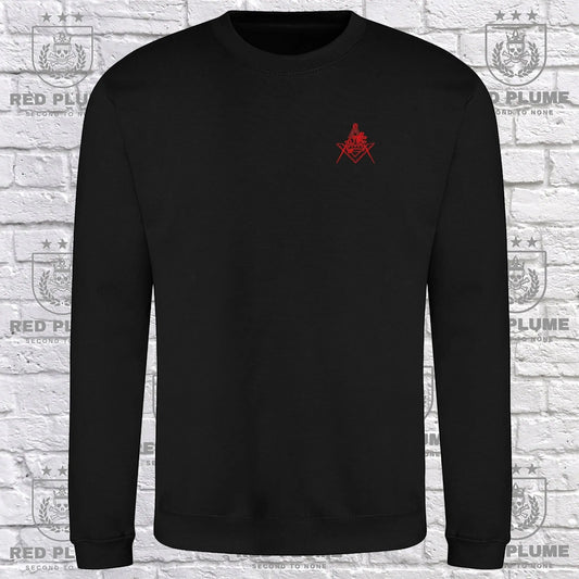 Knights Templar Sweater - Red Plume