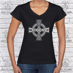 Ladies Celtic Cross Mono redplume