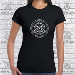 Ladies Dark Mystic T Shirt Mono redplume