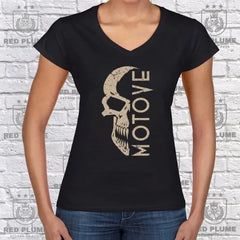 Ladies Twin Face T Shirt Mono redplume