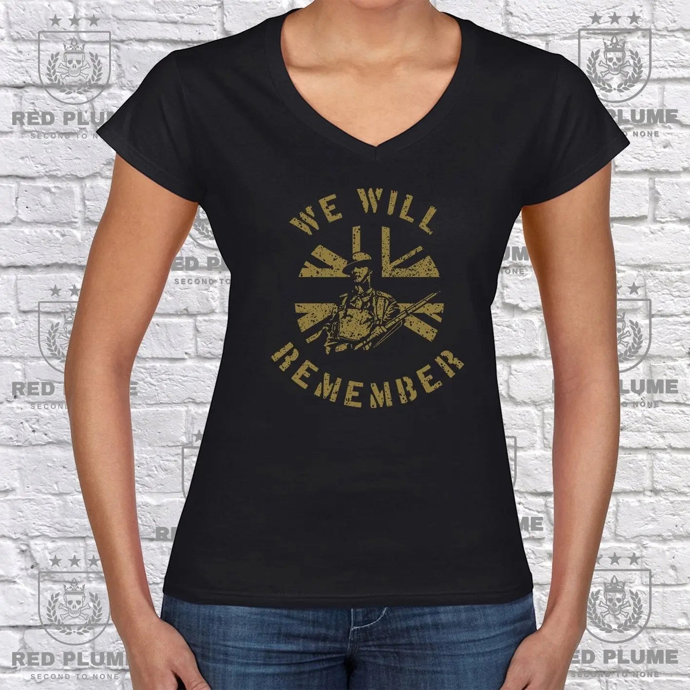 Ladies We Will Remember T Shirt redplume