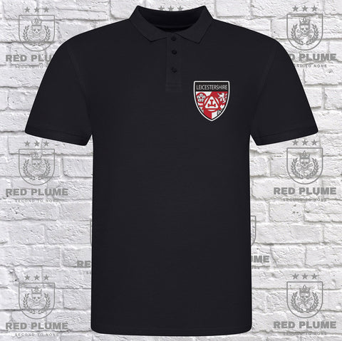 Leicestershire Holy Royal Arch Premium Polo Shirt redplume