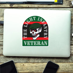 Light Infantry Stickers Old School Tattoo Style Veteran redplume