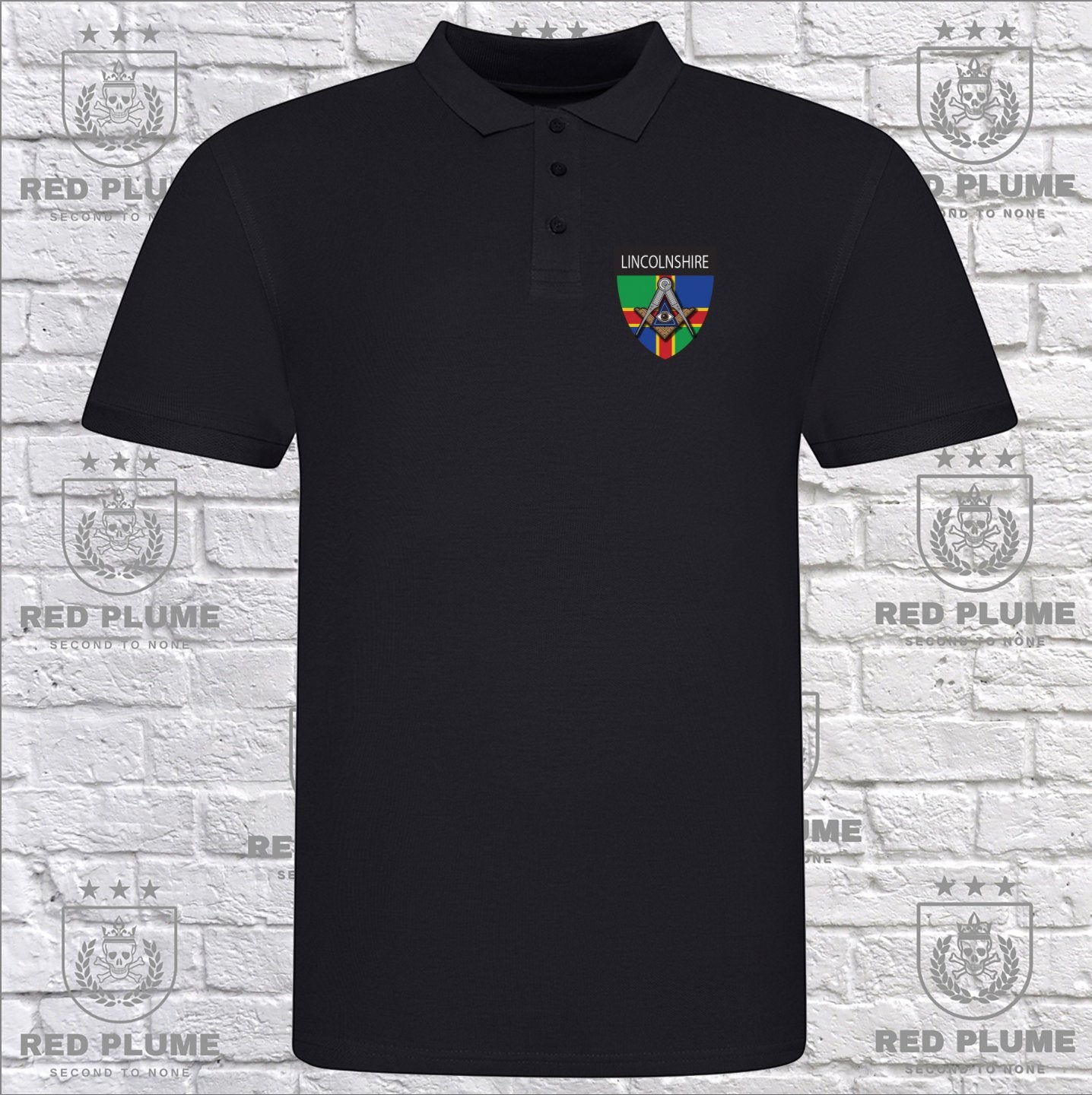 Lincolnshire Craft Premium Polo Shirt redplume