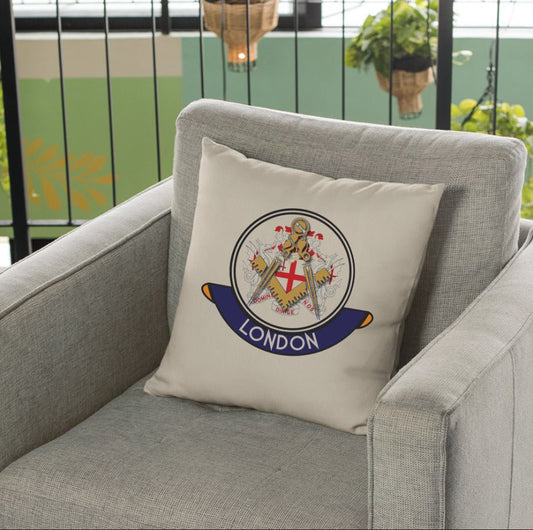 London Freemasons Cushion Cover - Perfect Christmas Gift redplume