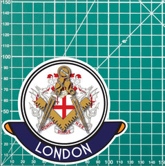 London Masonic Car Sticker | UV Laminated redplume