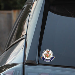 London Masonic Car Sticker | UV Laminated redplume