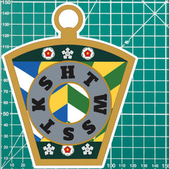 Masonic Mark Masonry Stickers - Cumbria Colours - Multiple Sizes redplume