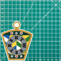 Masonic Mark Masonry Stickers - Cumbria Colours - Multiple Sizes redplume