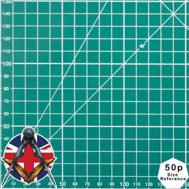 Masonic Square and Compass Union Jack Vinyl Sticker Decal | Waterproof redplume