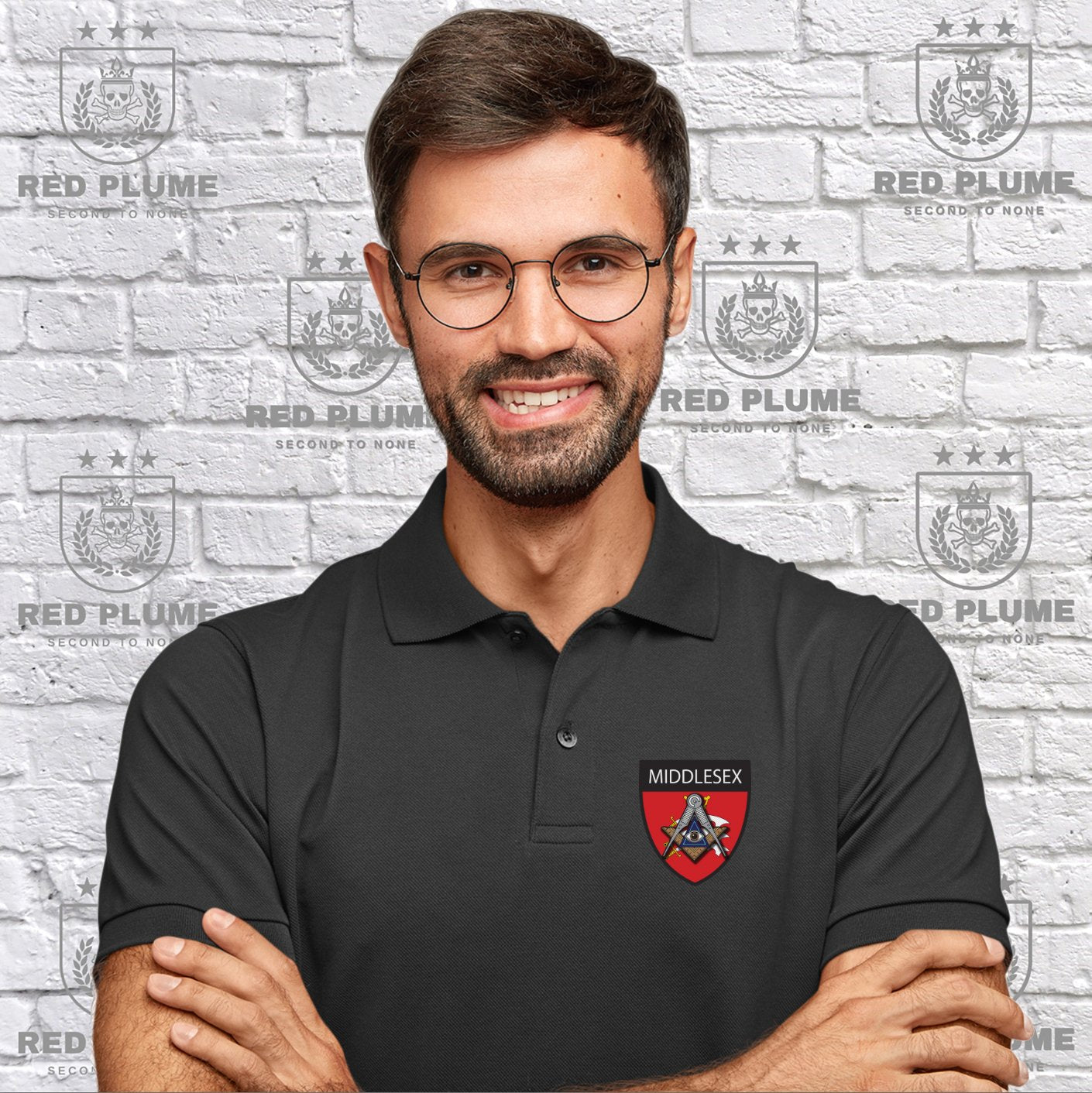 Middlesex Craft Premium Polo Shirt redplume