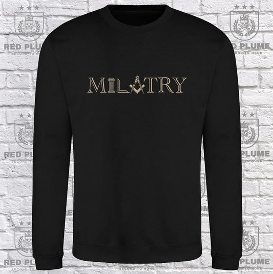 Military Freemason Sweater redplume