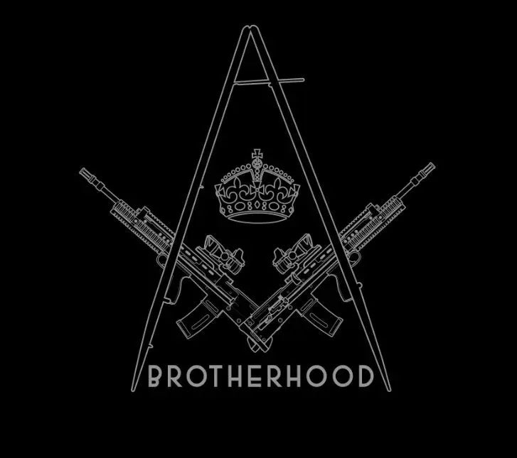 Military Masonic Brotherhood T Shirt redplume