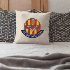 Northumberland Freemasons Cushion Cover - Perfect Christmas Gift redplume