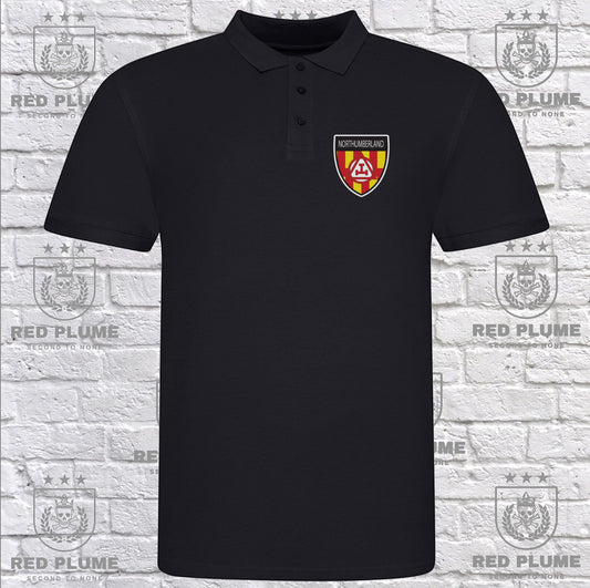 Northumberland Holy Royal Arch Premium Polo Shirt redplume
