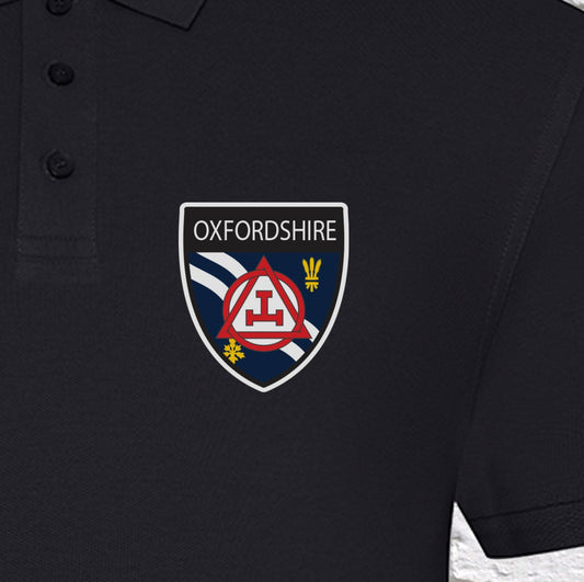 Oxfordshire Holy Royal Arch Premium Polo Shirt redplume