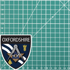 Oxfordshire Masonic Shield Sticker redplume