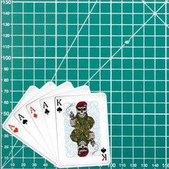 Parachute Regiment King & Aces Waterproof Vinyl Sticker/Decal 10cm redplume