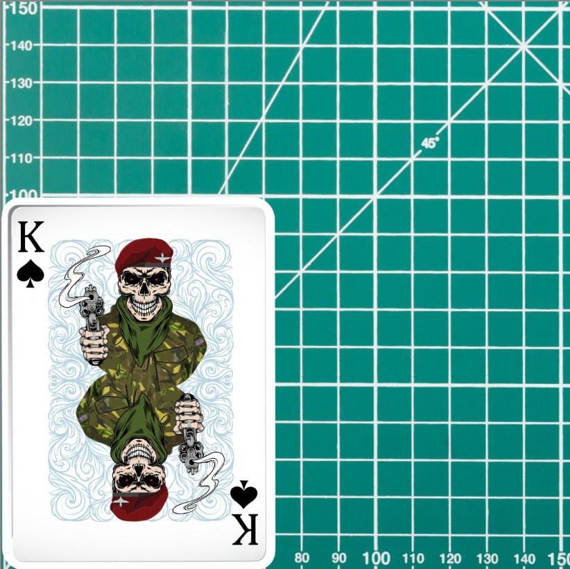 Parachute Regiment King of Spades Waterproof Vinyl Sticker/Decal 10cm redplume
