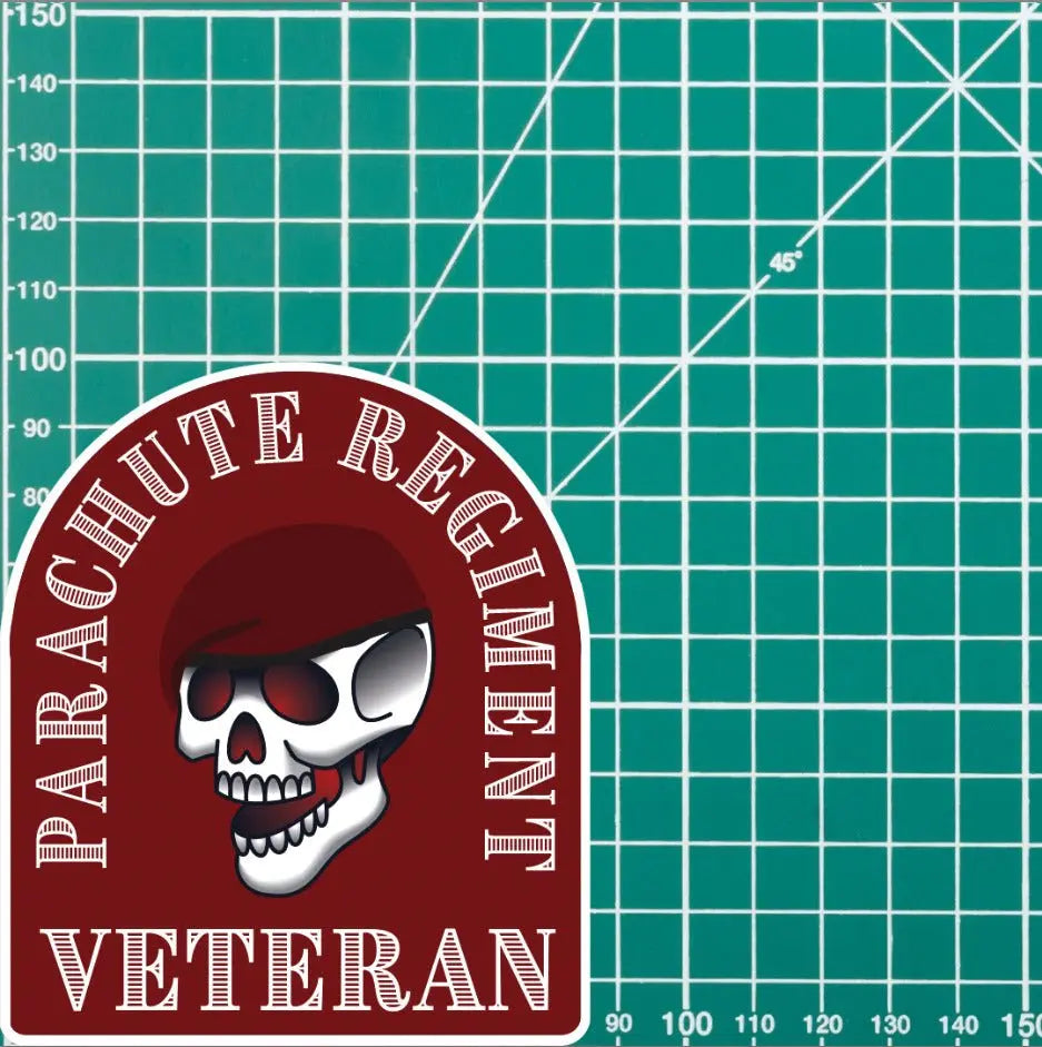 Parachute Regiment Stickers Old School Tattoo Style Veteran redplume